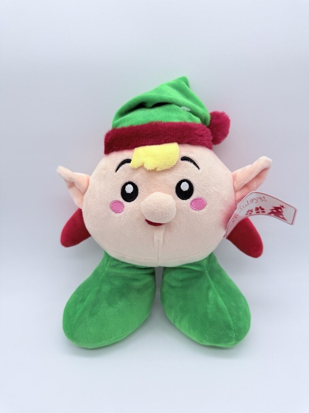 Kellytoy Holiday Elf Plush 11" Stuffed Chubby Christmas Toy 2018